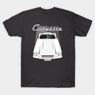 Corvette C1 1958-1960 - White T-Shirt